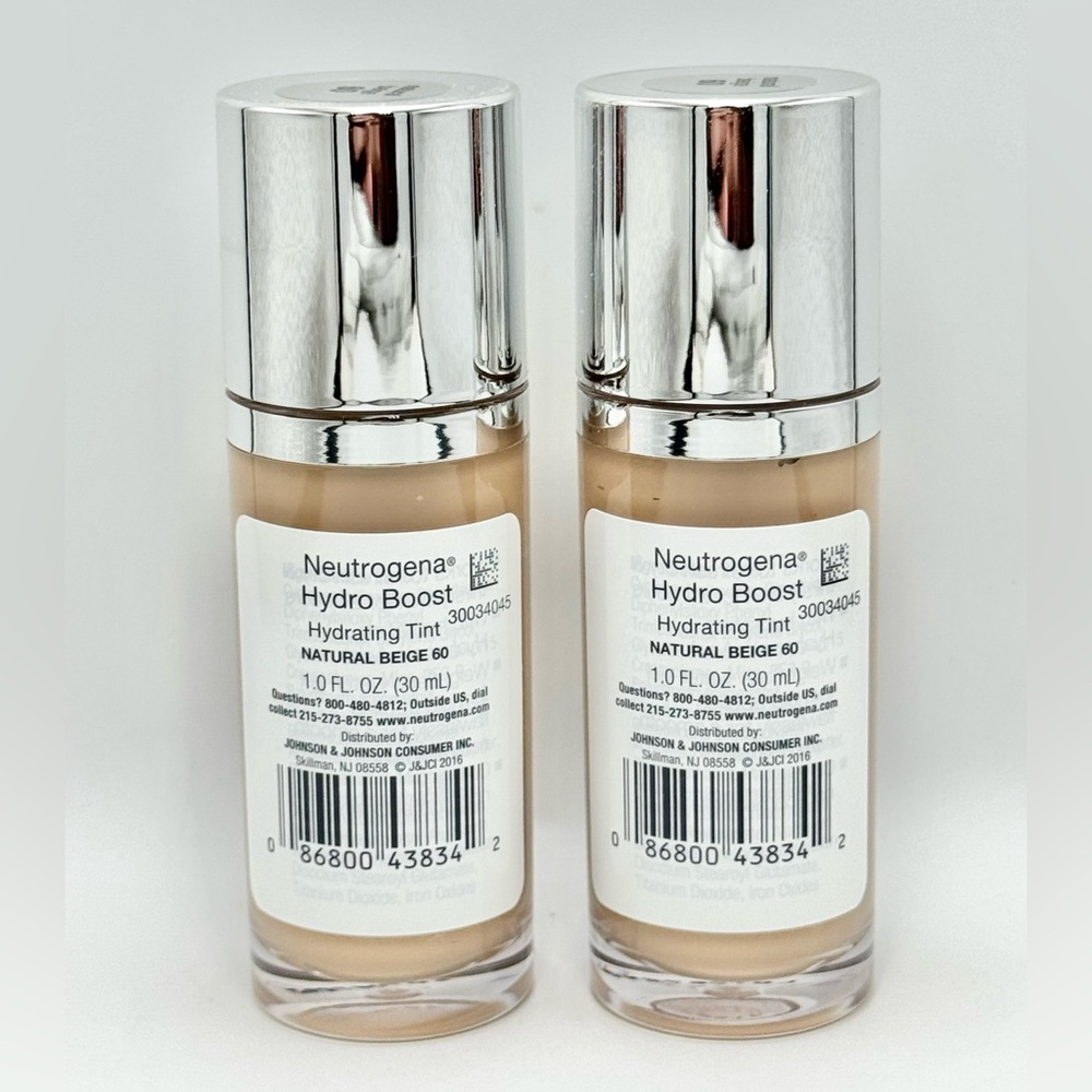 Neutrogena Hydro Boost Hydrating Tint - NATURAL BEIGE 60 - 1 fl. oz. (2 PACK) - Picture 2 of 3